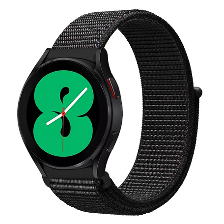 Samsung Galaxy Watch 4 - 40mm / 44mm - Sport Loop Armband - Schwarz marmoriert