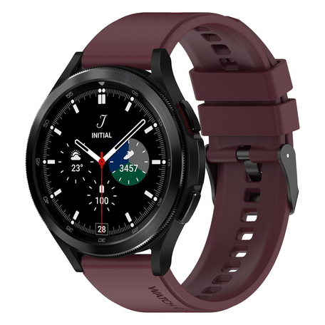 Samsung Galaxy Watch 4 Classic - 42mm & 46mm - Silikon Schnallenarmband - Bordeaux