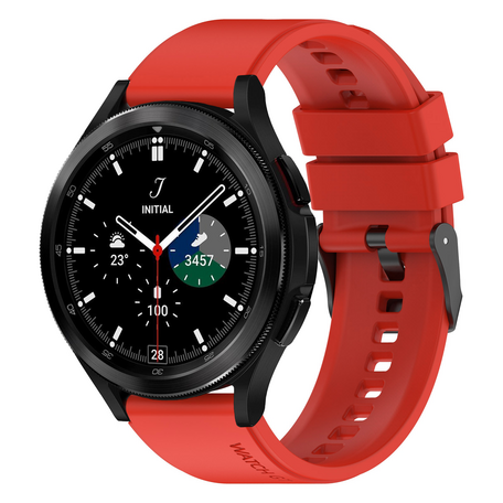 Samsung Galaxy Watch 4 Classic - 42mm & 46mm - Silikon Schnallenarmband - Rot