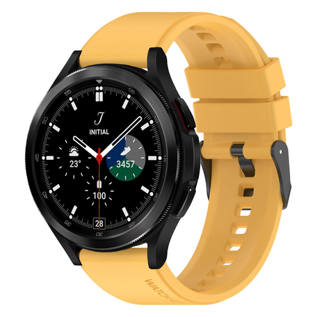 Samsung Galaxy Watch 4 Classic - 42mm & 46mm - Silikon-Schnallenarmband - Gelb