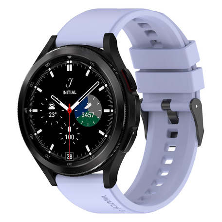 Samsung Galaxy Watch 4 Classic - 42mm & 46mm - Silikon Schnallenarmband - Flieder