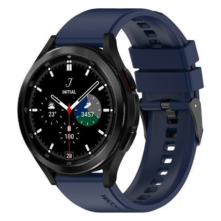 Samsung Galaxy Watch 4 Classic - 42mm & 46mm - Silikon Schnallenarmband - Dunkelblau