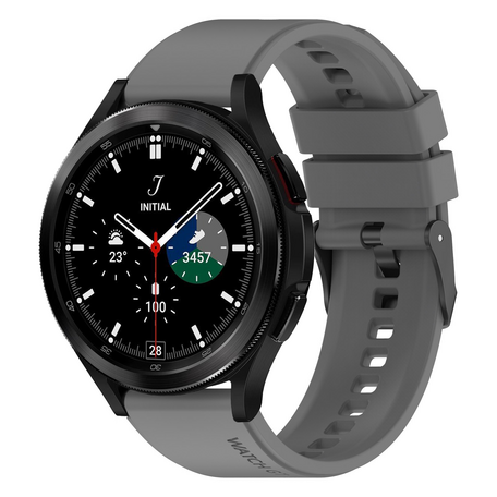 Samsung Galaxy Watch 4 Classic - 42mm & 46mm - Silikon Schnallenarmband - Grau