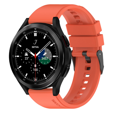 Samsung Galaxy Watch 4 Classic - 42mm & 46mm - Silikon Schnallenarmband - Orange