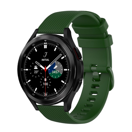 Samsung Galaxy Watch 4 Classic - 42mm & 46mm - Sportarmband mit Muster - Grün