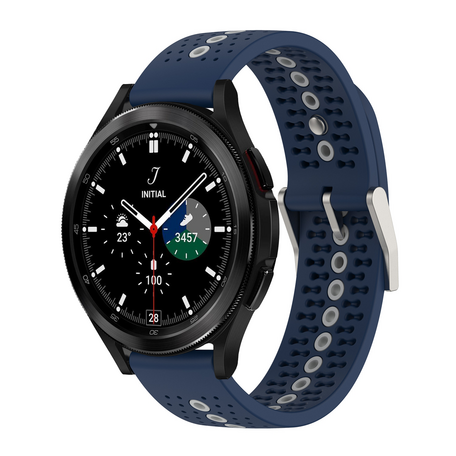Samsung Galaxy Watch 4 Classic - 42mm & 46mm - Dot Pattern Armband - Dunkelblau