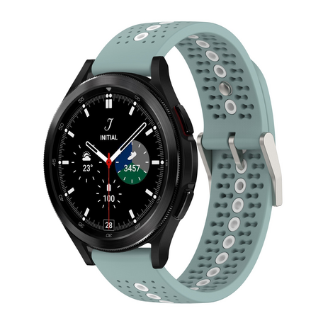 Samsung Galaxy Watch 4 Classic - 42mm & 46mm - Dot Pattern Armband - Grün Blau