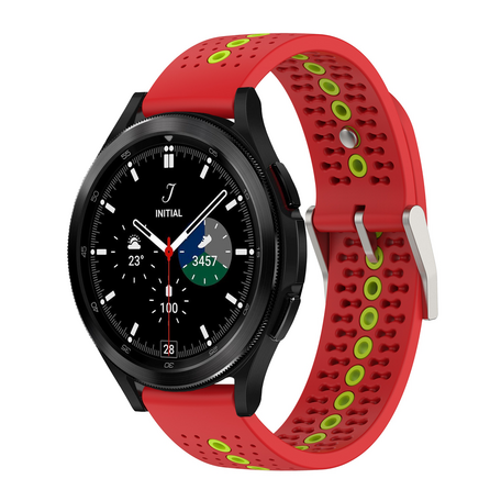 Samsung Galaxy Watch 4 Classic - 42mm & 46mm - Dot Pattern Armband - Rot