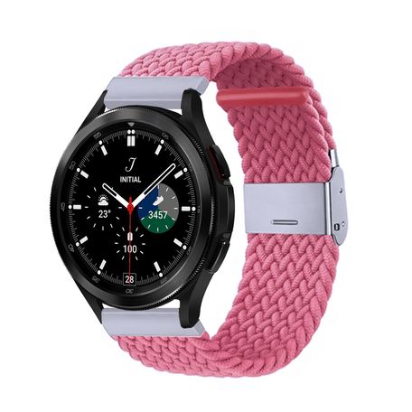 Samsung Galaxy Watch 4 Classic - 42mm / 46mm - Geflochtenes Armband - Pink