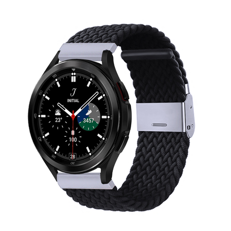Samsung Galaxy Watch 4 Classic - 42mm / 46mm - Geflochtenes Armband - Schwarz
