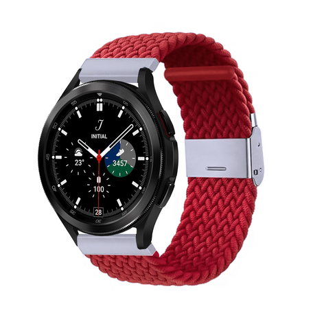 Samsung Galaxy Watch 4 Classic - 42mm / 46mm - Geflochtenes Armband - Rot