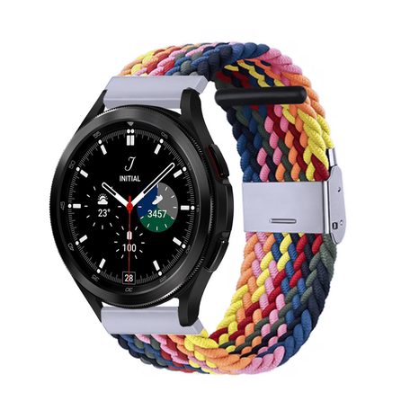 Samsung Galaxy Watch 4 Classic - 42mm / 46mm - Geflochtenes Armband - Mehrfarbig Sommer