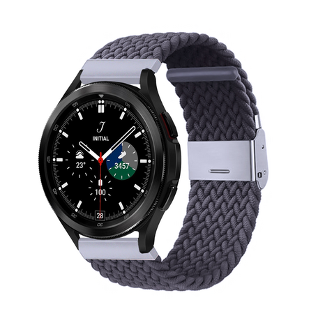 Samsung Galaxy Watch 4 Classic - 42mm / 46mm - Geflochtenes Armband - Dunkelgrau
