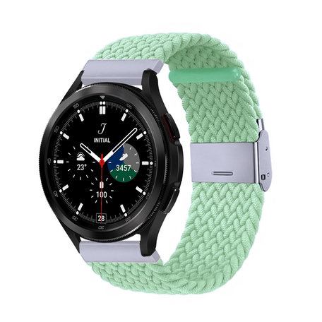 Samsung Galaxy Watch 4 Classic - 42mm / 46mm - Geflochtenes Armband - Hellgrün