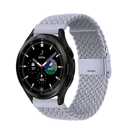 Samsung Galaxy Watch 4 Classic - 42mm / 46mm - Geflochtenes Armband - Grau