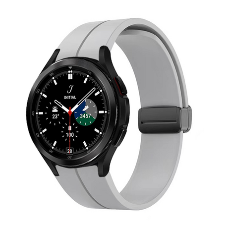 Samsung Galaxy Watch 4 Classic - 42mm & 46mm - D-Schnallen-Sportarmband - Grau