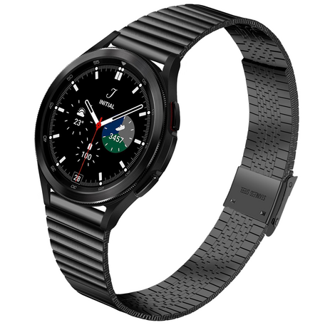 Samsung Galaxy Watch 4 Classic - 42mm & 46mm - Stahl-Edelstahlband - Schwarz