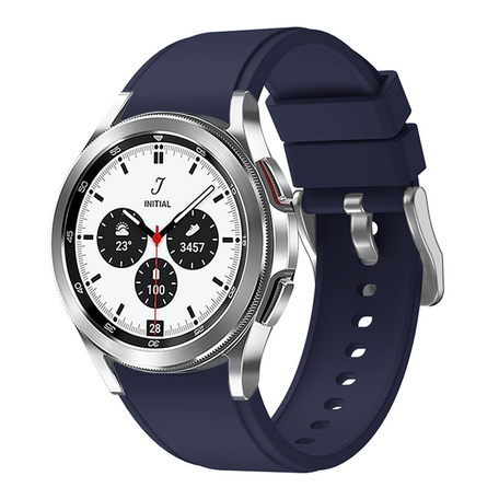 Samsung Galaxy Watch 4 Classic - 42mm & 46mm - Silikon-Sportband - Dunkelblau