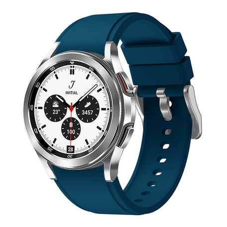 Samsung Galaxy Watch 4 Classic - 42mm & 46mm - Silikon-Sportband - Blau grün