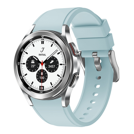 Samsung Galaxy Watch 4 Classic - 42mm & 46mm - Silikon-Sportband - Hellblau