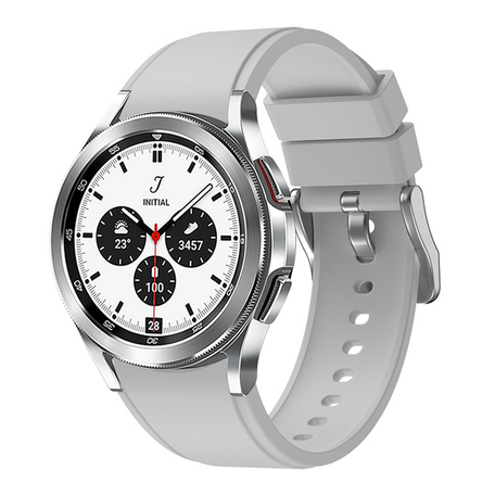 Samsung Galaxy Watch 4 Classic - 42mm & 46mm - Silikon-Sportband - Grau