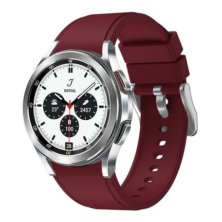 Samsung Galaxy Watch 4 Classic - 42mm & 46mm - Silikon-Sportband - Bordeaux