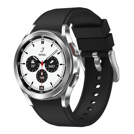 Samsung Galaxy Watch 4 Classic - 42mm & 46mm - Silikon-Sportband - Schwarz