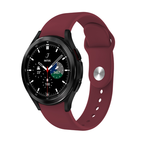 Samsung Galaxy Watch 4 Classic - 42mm & 46mm - Sportarmband - Bordeaux