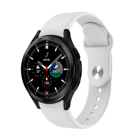 Samsung Galaxy Watch 4 Classic - 42mm & 46mm - Sportarmband - Weiß