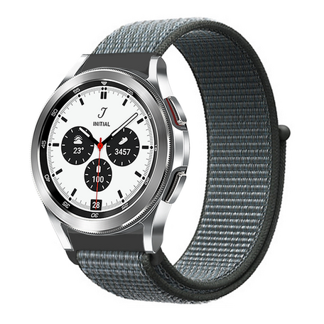 Samsung Galaxy Watch 4 Classic - 42mm / 46mm - Sport Loop Armband - Dunkelgrau / Blau gemischt