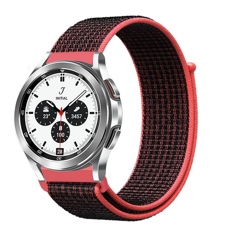 Samsung Galaxy Watch 4 Classic - 42mm / 46mm - Sport Loop Armband - Rot/Orange