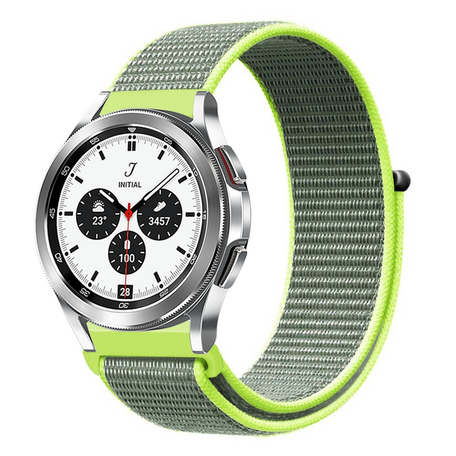 Samsung Galaxy Watch 4 Classic - 42mm / 46mm - Sport Loop Armband - Neon grün