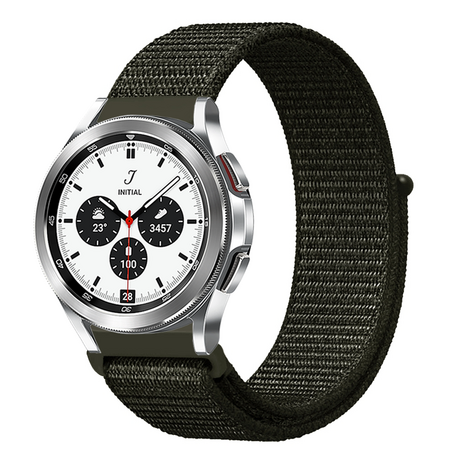 Samsung Galaxy Watch 4 Classic - 42mm / 46mm - Sport Loop Armband - Armee grün