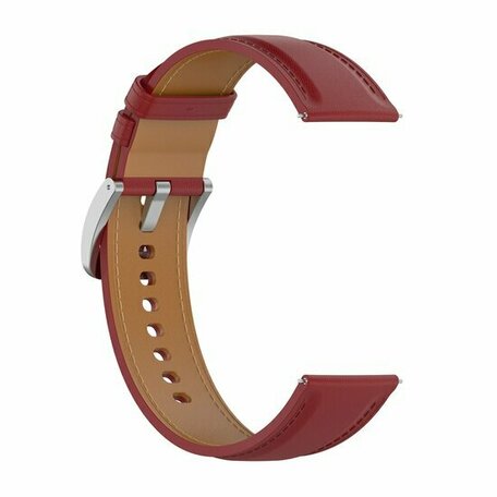 Samsung Galaxy Watch 3 - 45mm - Luxus-Lederarmband - Bordeaux