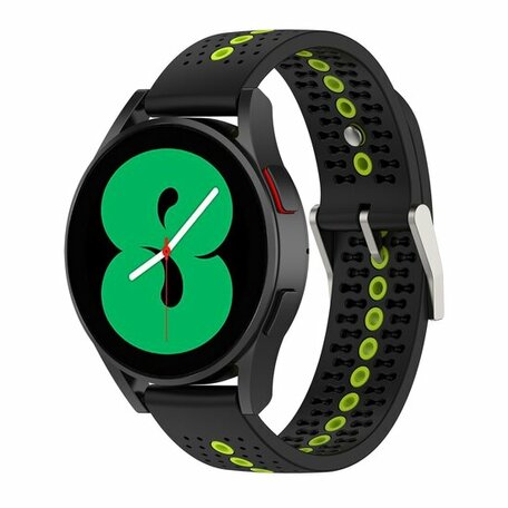 Samsung Galaxy Watch 3 - 41mm - Dot Pattern Armband - Schwarz mit gelb