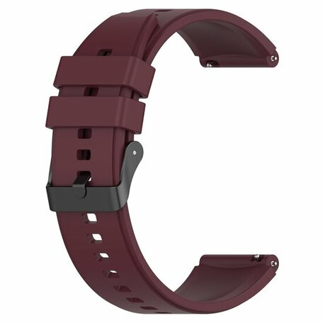 Samsung Galaxy Watch Active 2 - Armband mit Silikonschließe - Bordeaux