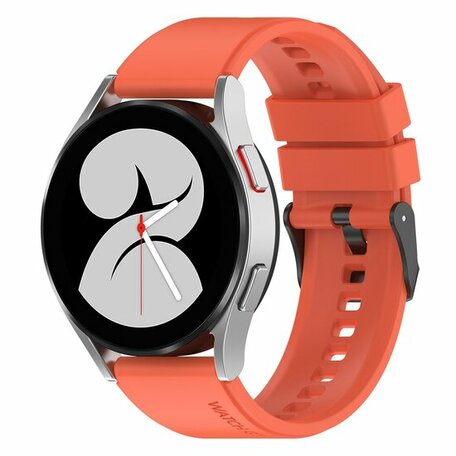 Samsung Galaxy Watch Active 2 - Armband mit Silikonschließe - Orange