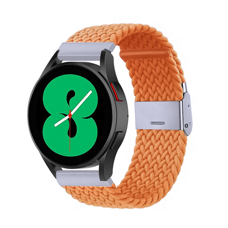 Samsung Galaxy Watch Active 2 - Geflochtenes Armband - Orange
