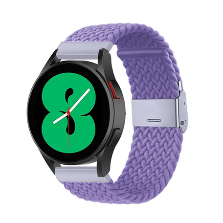 Samsung Galaxy Watch Active 2 - Geflochtenes Armband - Lila