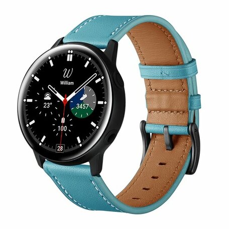 Samsung Galaxy Watch Active 2 - Lederarmband - Blau