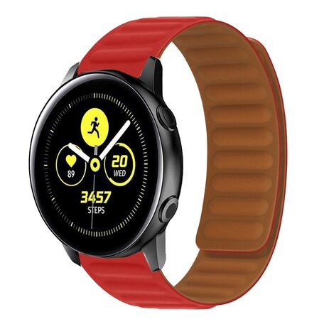 Silikon-Schleifenband - Rot - Samsung Galaxy Watch Active 2
