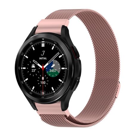 Samsung Galaxy Watch 4 Classic - 42mm / 46mm - Milanaise Armband (runder Anschluss) - Rose gold