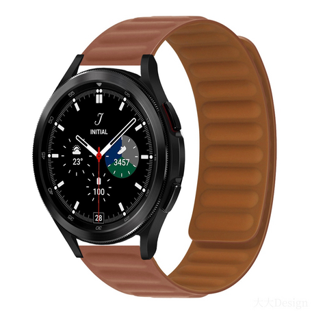 Silikon-Schleifenband - Braun - Samsung Galaxy Watch 4 Classic - 42mm / 46mm