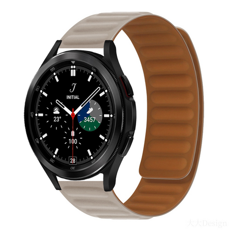Silikon-Schleifenband - Khaki - Samsung Galaxy Watch 4 Classic - 42mm / 46mm