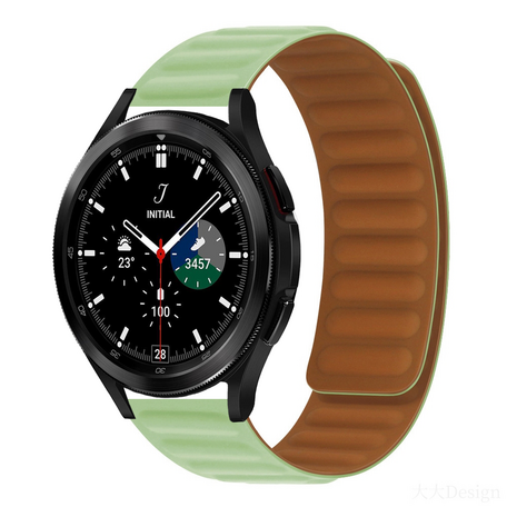 Silikon Loop Armband - Hellgrün - Samsung Galaxy Watch 4 Classic - 42mm / 46mm