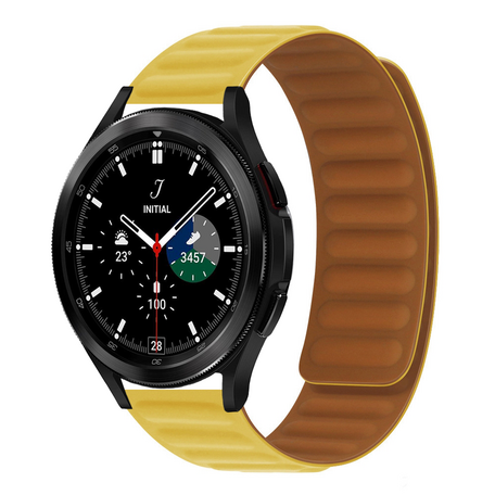 Silikon-Schleifenband - Gelb - Samsung Galaxy Watch 4 Classic - 42mm / 46mm