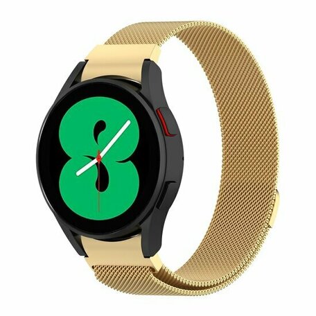 Samsung Galaxy Watch 4 - 40mm / 44mm - Milanaise Armband (runder Anschluss) - Gold