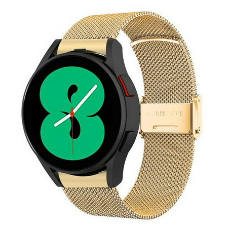 Samsung Galaxy Watch 4 - 40mm / 44mm - Milanaise-Armband mit Schließe - Gold