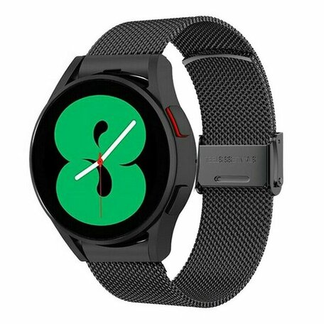 Samsung Galaxy Watch 4 - 40mm / 44mm - Milanaise-Armband mit Schließe - Schwarz