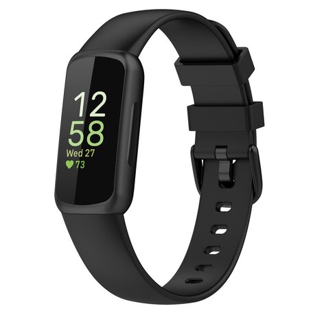 Fitbit Inspire 3 - Sportarmband mit Schnalle - Größe: Large - Schwarz